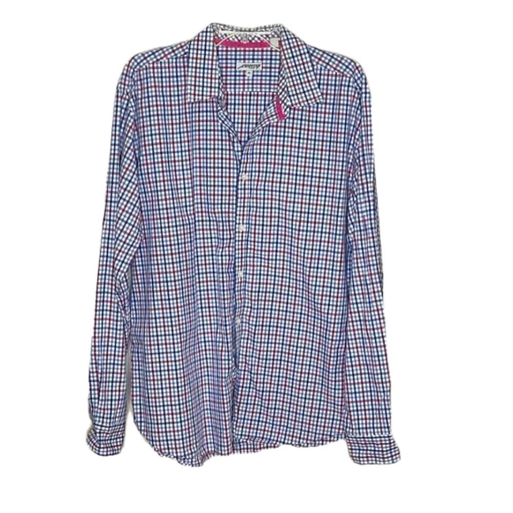 🆕 JEREMY ARGYLE NYC Button Down Shirt Size XL